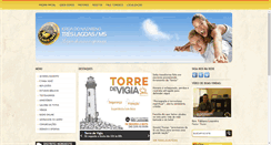 Desktop Screenshot of nazarenotreslagoas.com.br